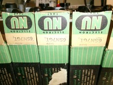 ⚜1x LAMPE NU USA 6SN7GT (