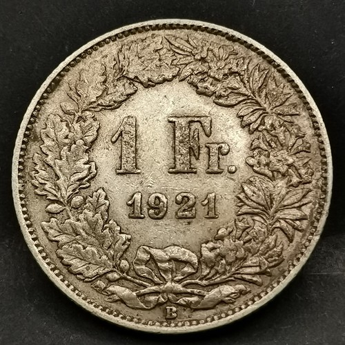 Franc 1921 berne - 1, argent