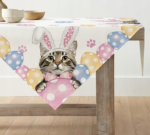 Nappe table carrée pâques - nappe, de