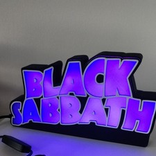 Black Sabbath 3D Lightbox | LED lights and controller | Rock out with Ozzy!