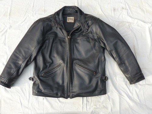 Veste moto cuir epais - veste,