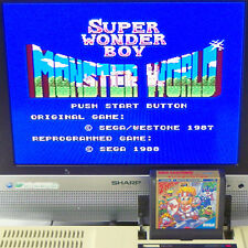 SUPER WONDER BOY MONSTER WORLD SEGA markIII Cart Only Japan Import MASTER SYSTEM