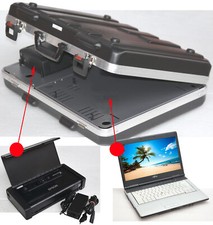 Micc Universel Valise Pour Jusqu'À 17 " 43CM PC Portable + Imprimante Z. B.