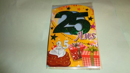 Carte joyeux anniversaire - carte,