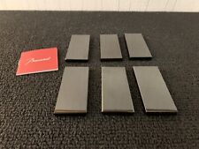 6 Baccarat Crystal Black Knife Holders (6 Piece Price)