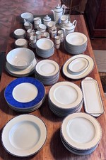 Service complet vaisselle Guy Degrenne Limoges modèle Feuillage – 117 pièces