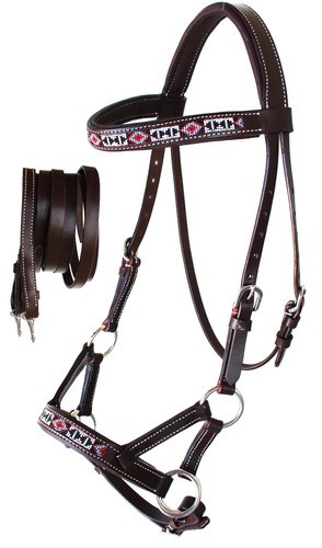 Horse western leather tack - leather,
