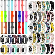 Silicone Bracelet Montre Pour For Apple Watch 7 6 SE 54321 For iWatch Ceinture