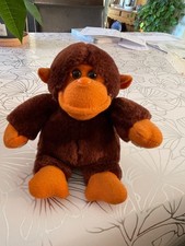 Peluche Singe  Feutré Vintage