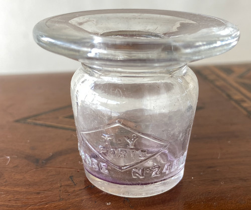 Rare vintage encrier verre - rare,