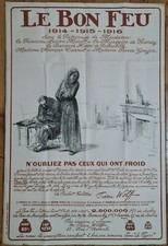 Le bon feu Forain 1916 Affiche