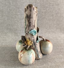 BEAU VASE TROIS POMMES EN