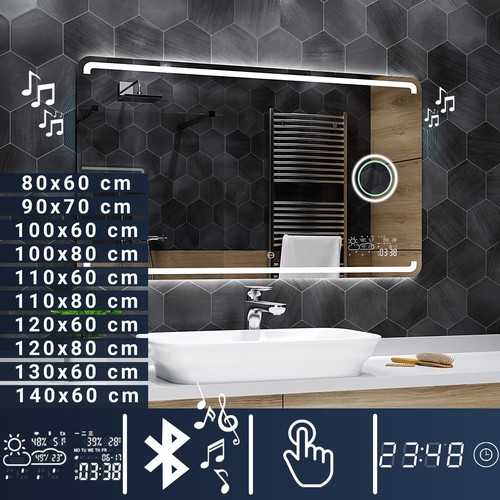 Miroir salle bain lumineux - miroir,
