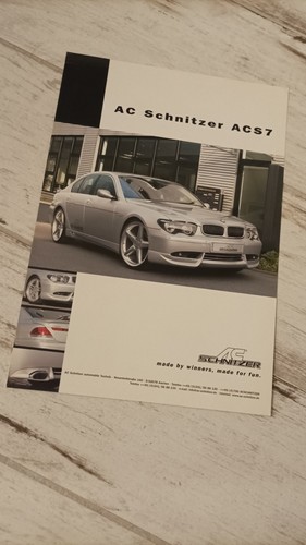 Prospectus brochure bmw ac - prospectus,