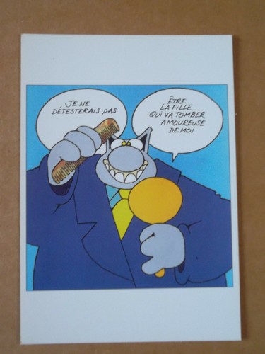 Carte postale chat geluck - carte, le