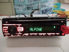 ALPINE CD BT XM USB PANDORA RECEIVER HEAD UNIT RADIO STEREO CDE-175BT WORKS 100%