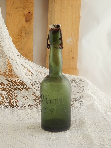 Vieux rare bouteille verre - bouteille,