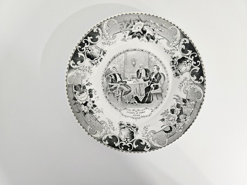 Assiette creil montereau - assiette,
