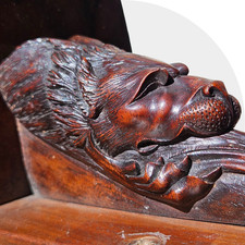 Petite console murale en bois