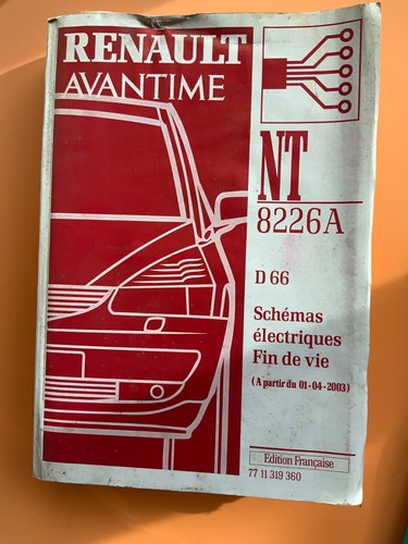 Renault avantime manuel - renault,
