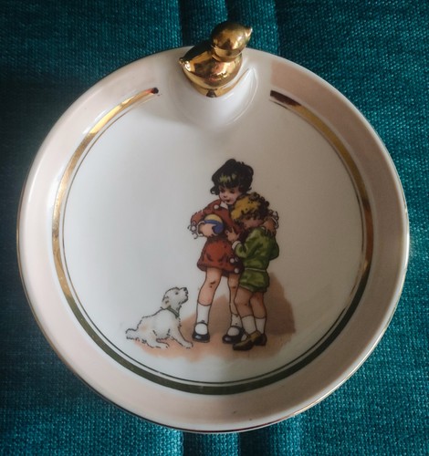 Ancienne assiette chauffante - ancienne,