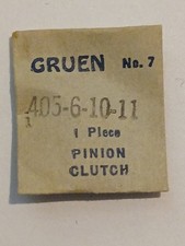 Vintage Grue 405-6-10-11, Clutch Pinion, Nos, Watch Part