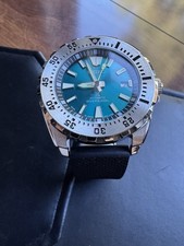 Seiko Monster Vintage Mod Automatic NH35 Movement Men's Blue Dial Diver Watch