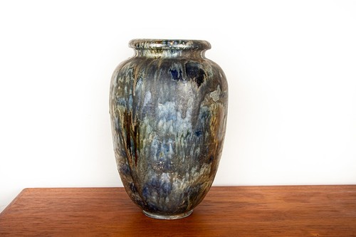 Grand vase art déco grès - vase,