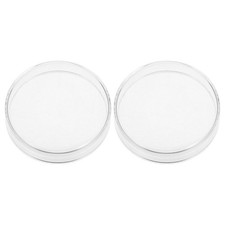  Lot de 2 couvercles de cheminée en verre pour bougies flottantes, pour bougies