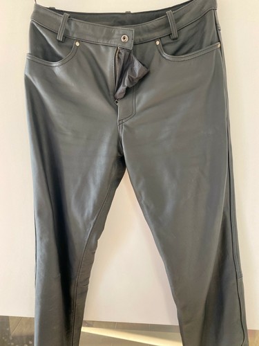 Pantalon cuir moto femme - pantalon,