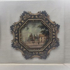 Signed Copper Plate Painting