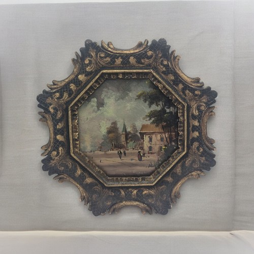 Peinture sur plaque cuivre - peinture,