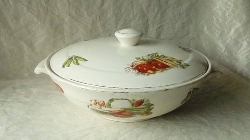 Soupiere faience decor - en,