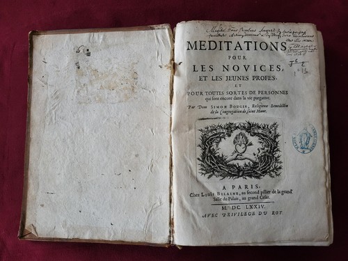 Livre ancien religieux 1674 - 1674,