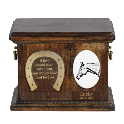 Quarter horse américain urne - quarter,