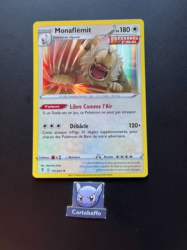 Carte pokémon monaflemit - carte,