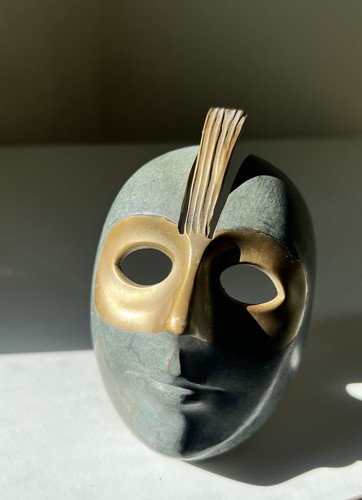 Sculpture décorative masque - décorative,