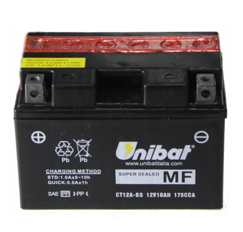 Batterie moto unibat ct12a - unibat, ct12a-bs