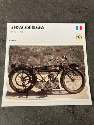 Carte fiche moto - carte, collection