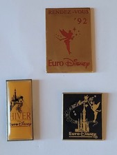 PINS PIN DISNEY PIN DISNEY EURO DISNEY 1992 COLLECTION 3 PINS