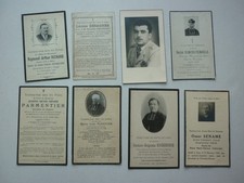 Lot image mortuaire memento