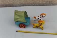 ANCIEN JOUET EN BOIS 2 CHEVAL