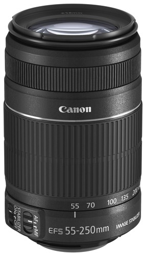 Canon efs 250mm - 55-250mm, f/4.0-5.6