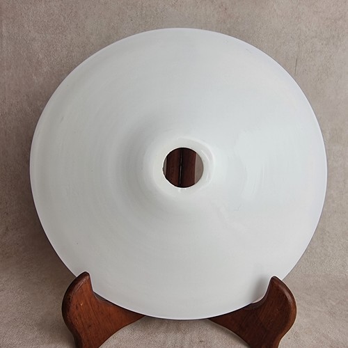 Globe assiette opaline blanc - globe,