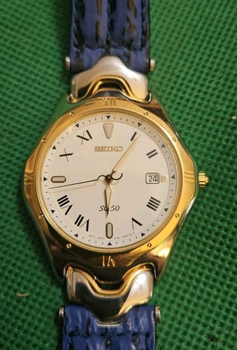 Seiko 7n32 f010 date - sq, 7n32-f010