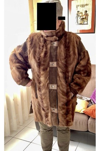 Manteau fourrure vison - manteau,