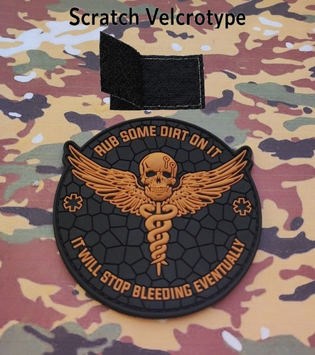 Patch ambulancier skull rub - ambulancier,