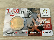 2 EURO BELGIQUE 2014 CROIX ROUGE VERSION FRANCAISE COMMEMORATIVE NEUVE
