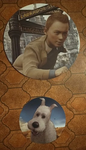 Plv carton tintin 2011 pour - tintin,