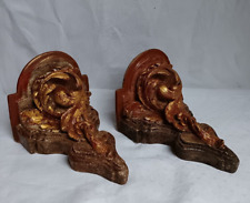 Paire de consoles murales